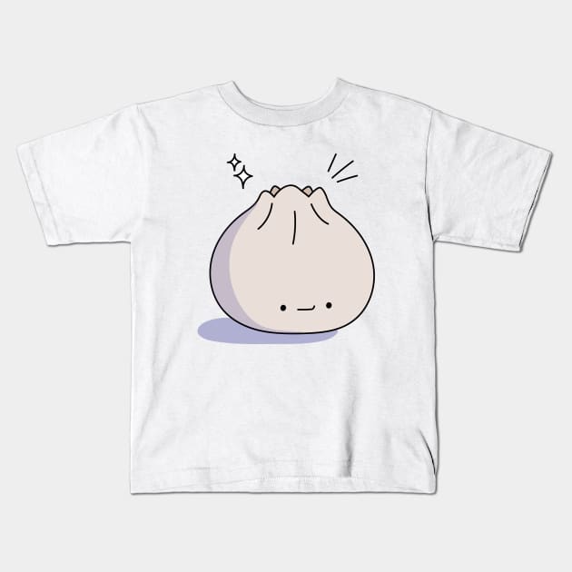 Kawaii Soup Dumpling Kids T-Shirt by YourGoods